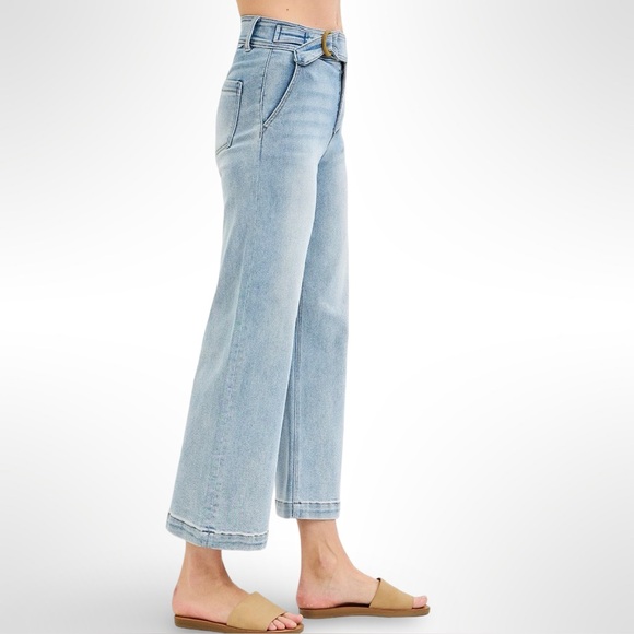 Risen Light Blue Jeans - Picture 3 of 12